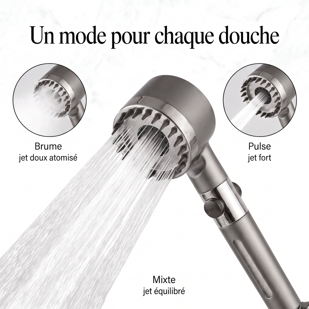Le pommeau de douche filtrant™