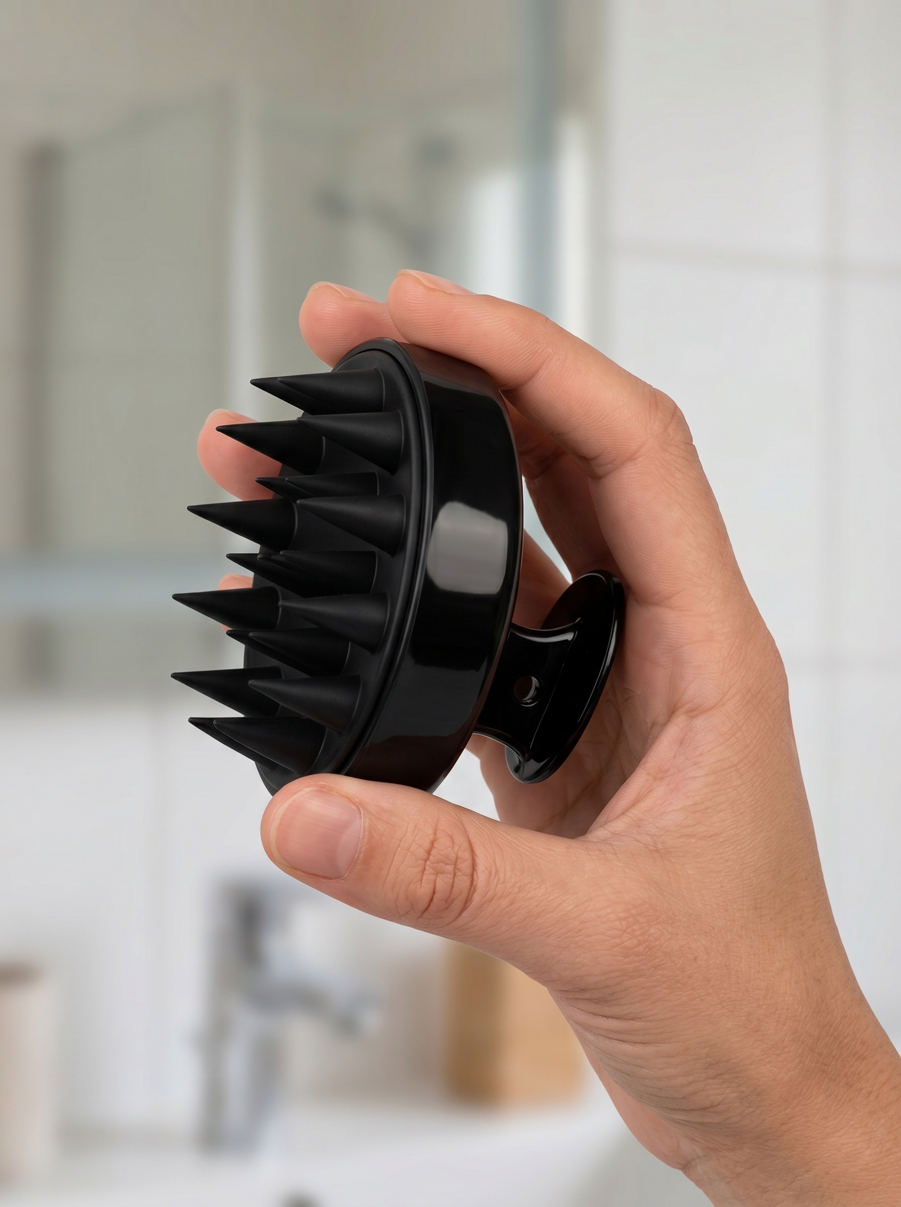 Brosse pour le cuir chevelu